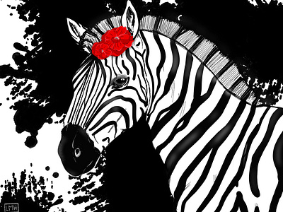 Zebra Pop Art