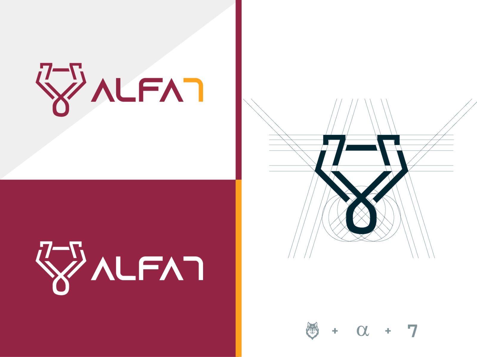 ALFA7 Alpha Wolf Logo by Mehmet Sait ÖRTÜKOĞLU on Dribbble