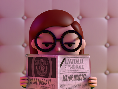 Daria Morgendorffer 90 90s 90scartoon c4d c4dart character characterdesign cinema4d daria dariamorgendorffer dariamtv mtv render