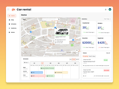 Car Rental UI