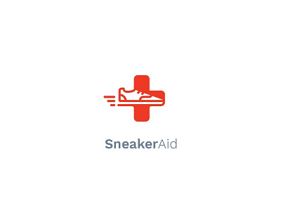 sneaker medical branding design icon logo logo a day logo design logoideas medical shoe shoes sneaker vector
