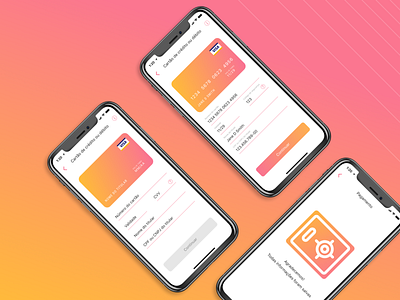 Credit Card Checkout: Daily UI #002 app credit card dailyui debit card figma gradient gradient color iphone mobile portuguese ui