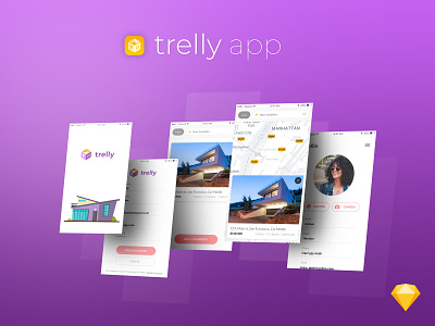 Trelly app app app design app design icon ui web ios guide app icon icon ios app design realtors