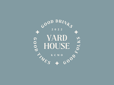 Yard House Circle Concept branding graphic design logo minimal typography vector yard house
