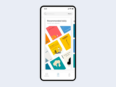 New Bookstore5 app books read ui ux