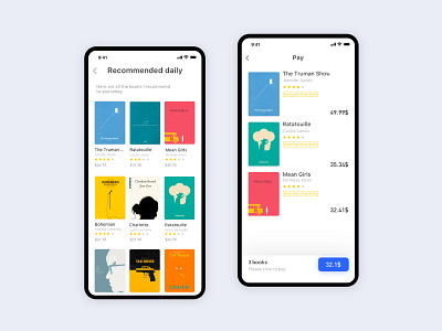 New Bookstore6 app books read ui