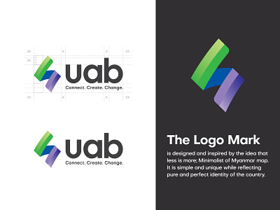 uab bank logo branding