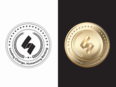 uab gold coin design branding vector