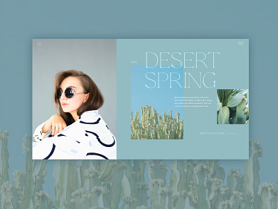 Desert fashion lookbook minimal sunglasses ui uiux ux website xd xd design xddailychallenge