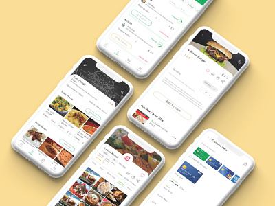 Restaurant Explore Mobile App app buy design explore food mobile app mobile design online restaurant ui ux