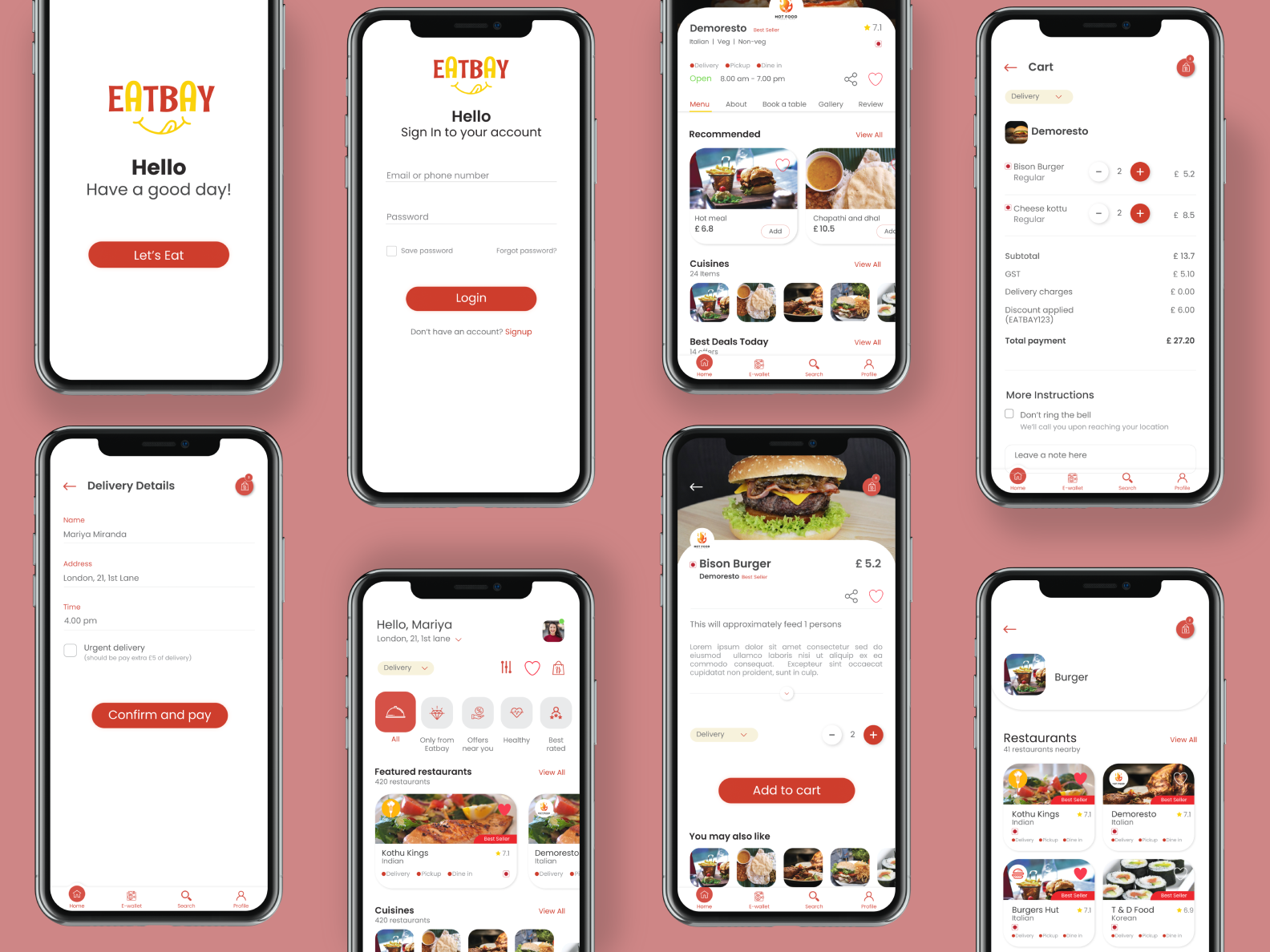 Food and Restaurant explore App by Thakshila Pathum on Dribbble