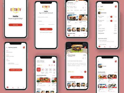 Food and Restaurant explore App app design explore food mobile app mobile design restaurant ui ux