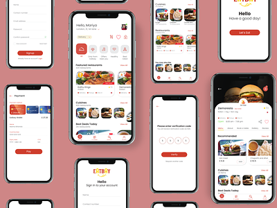 Food and Restaurant Explore App app design explore food mobile app mobile design restaurant ui ux