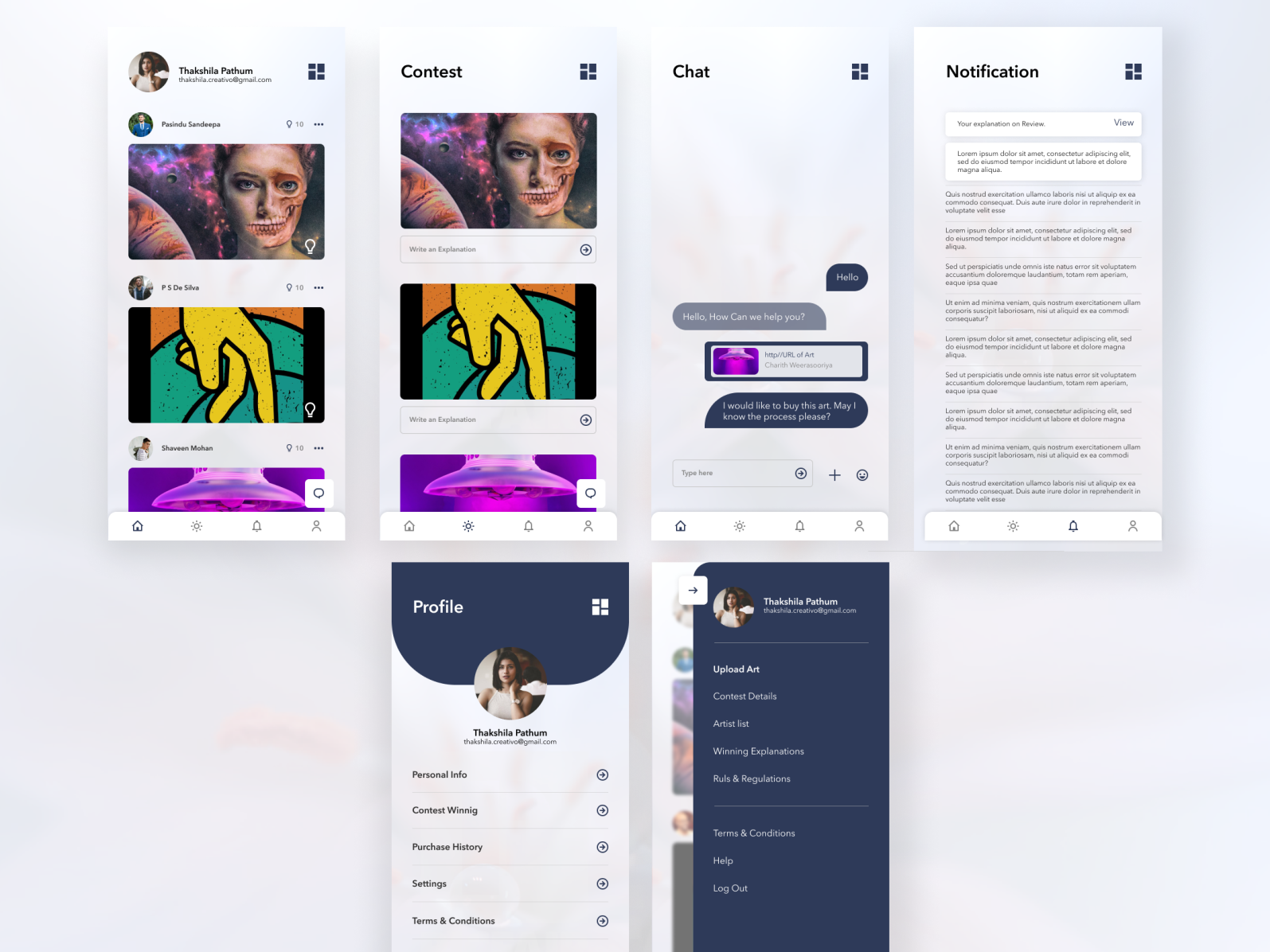 Online Art Gallery App By Thakshila Pathum On Dribbble