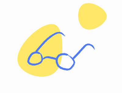 blue glasses adobe illustrator blue design drawing glasses illustration illustrator vector yellow