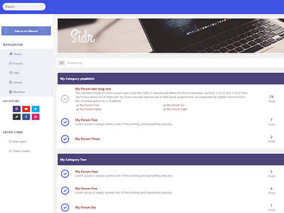 Sidr MyBB theme