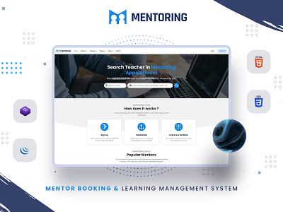 Mentoring - eLearning, Learning Management System vuejs Template admin dashboard bootstrap appointment booking
