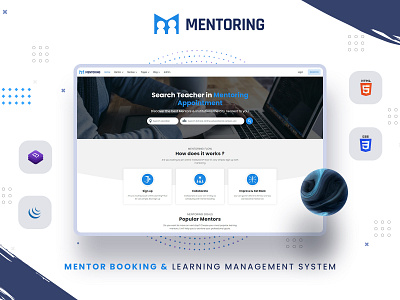 Mentoring - eLearning, Learning Management System vuejs Template