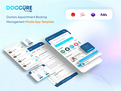 Doctors Appointment Booking Mobile App Template Framework7 appointment booking doccure doctors directory doctors finder mobile app template