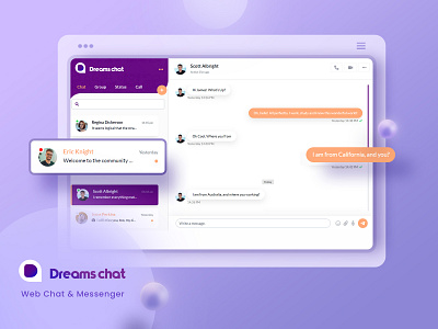 DreamsChat Web - Chat, Audio, Video Web APP with Admin Panel