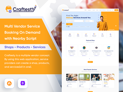 Craftesty - Service Appointment Booking Handyman Script appointment booking nearby booking ondemand services