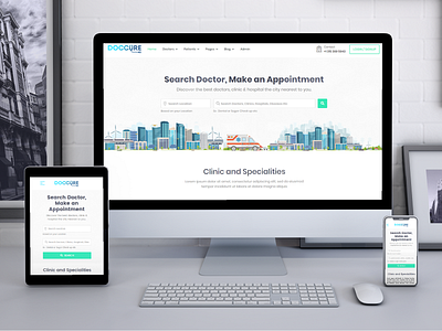 Doccure - Doctor Appointment Booking Template with Admin panel appointment booking appointment scheduling audio call business hours clinic appointment