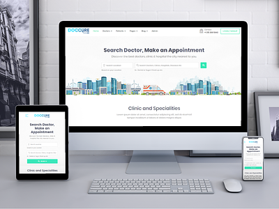 Doccure - Doctor Appointment Booking Template with Admin panel