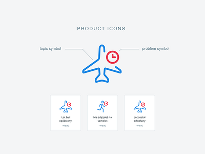Givt - product icon claims clean icon illustration minimal module plane symbol web design website