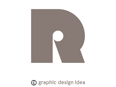 letter "R" branding design font illustration letter logo typography vector