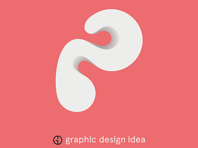 letter "P" branding design font illustration letter logo typography vector