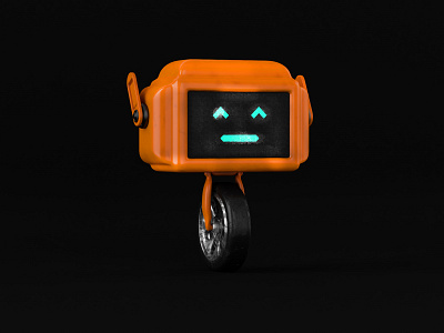 Willy Wheel character character design cinema 4d modeling modelling octane octanerender robot