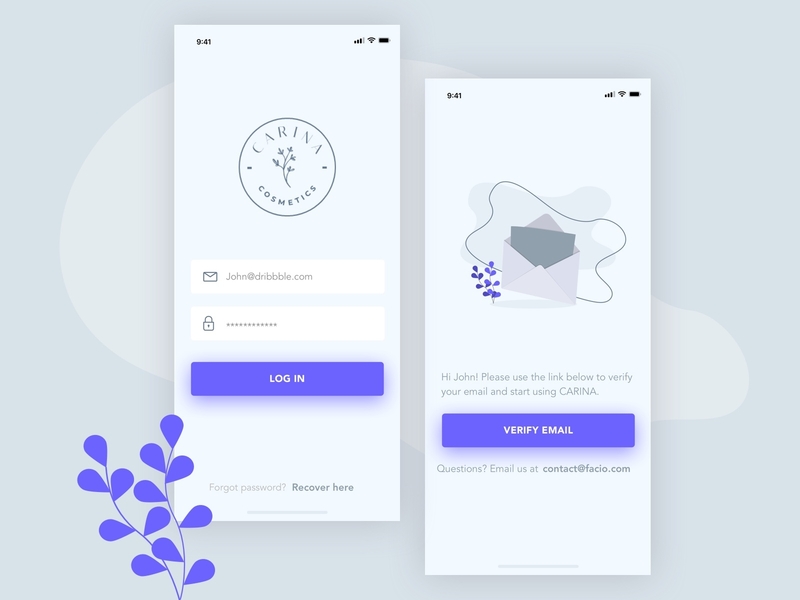 Log in to your store by Jordan on Dribbble