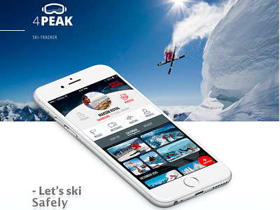 4Peak animation app branding design icon illustration ios logo mobile ui ux