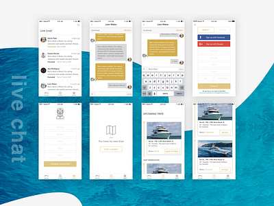 Boat.me android animation app branding design icon ios logo mobile ui ux
