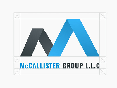 Mc blank branding cup design icon identity letter logo typography vector