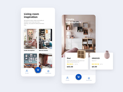 Simple Furniture App Design android app branding cards clean design ecommerce furniture hamburg ikea interface interfacedesign ios simple ui uidesigner usability user interface design ux web