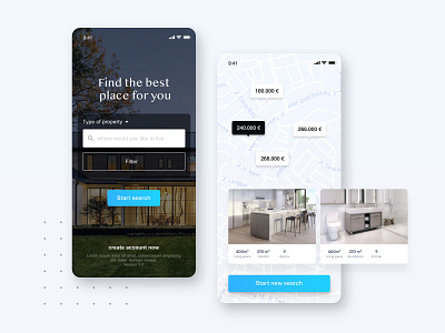 Real Estate UI Design