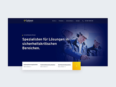 Industry Website - Startpage Design app branding clean clean ui design designer germany hamburg icon industry interfacedesign landingpage logo ui uidesign uiuxdesigner ux uxdesign web