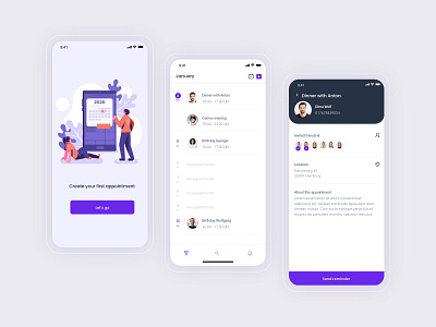 UI App Design - Calendar