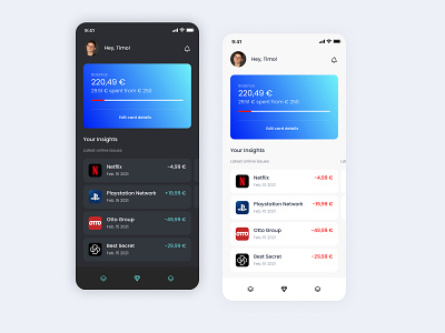 FinTech-Startup Visual Design GenZ app bank app banking branding clean design finance fintech genz hamburg interfacedesign mobile mobile ui startup ui ux