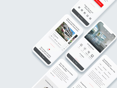 Real Estate Detail Page 2019 trends agent app branding clean ecommerce germany hamburg home house interfacedesign minimalistic realestate ui uidesign uidesigner uiux usability ux