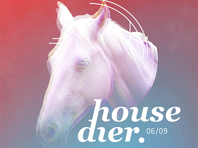 Housedier festival flyer house identity party visual