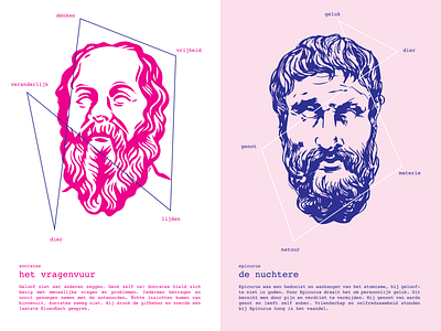 Philosophes design epicurus philosophes socrates visual