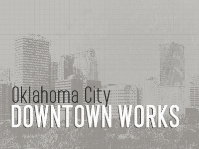 Downtown Works graphy grungy pakt sketchy very rough draft