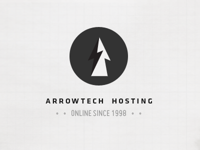 Arrowtech arrow grayscale klavika logo miso rebrand rough draft