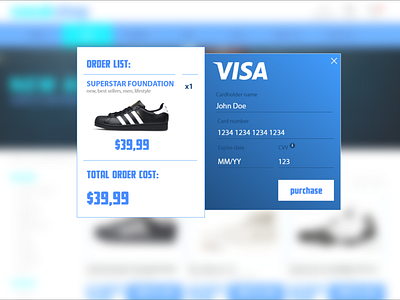 Daily Ui day#2 - Creditcard Checkout clean credit card checkout credit card form dailyui design ui user inteface ux