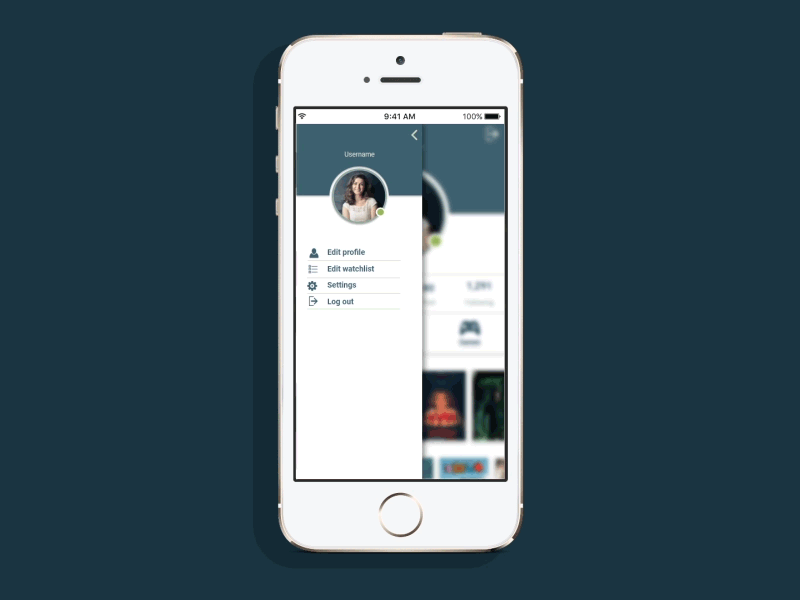 Daily Ui day#7 - Settings app clean dailyui design flat settings ui user inteface user profile ux