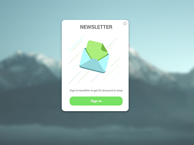 Daily Ui day#16 - Pop-Up app clean dailyui design flat pop up ui user inteface ux