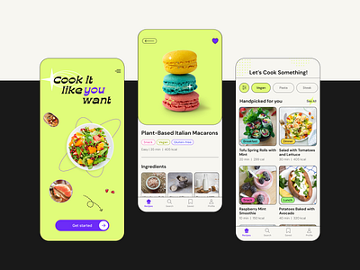 🥙 Cooking Recipe App 🥙 app design figma recipe uxui