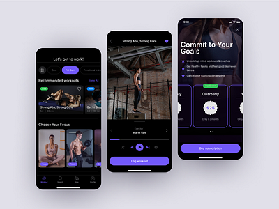 Fitness App UX/UI app app design figma fitness app health trending ui ux uxui workout